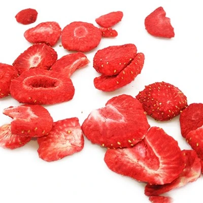 Fagyasztva szárított szeletelt szamócát
